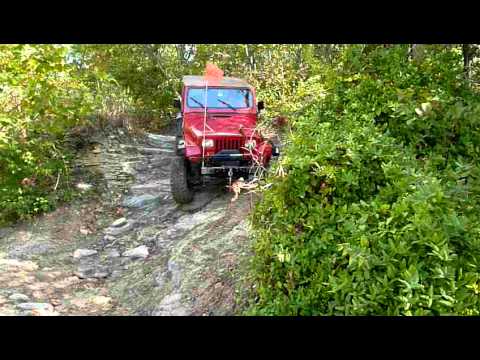 Jeep YJ 4.5" Rubicon Express lift at Badlands Attica Indiana