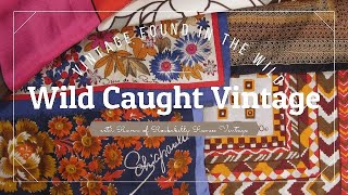 Vintage Scarf Haul / Vintage Scarves for your Hair or Outfits & How to find them