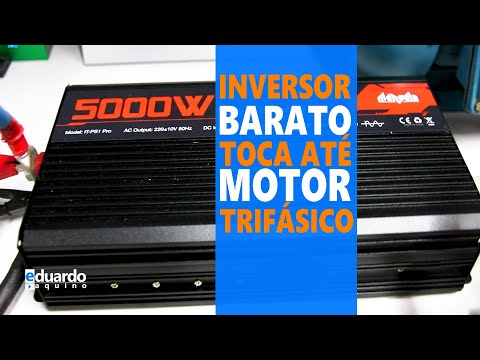 Inversor MENSELA 5000W Pico OffGrid no TESTE de FOGO