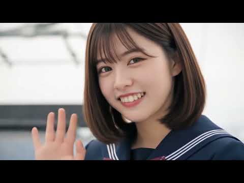 【可愛い女子高生】Daily Life of High School Girls61 AI music video[Cute High School Girl]#美女#beauty#セーラー服#mv