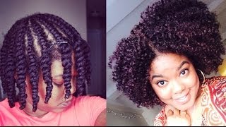 Natural Hair | Updated Flat-Twist Out