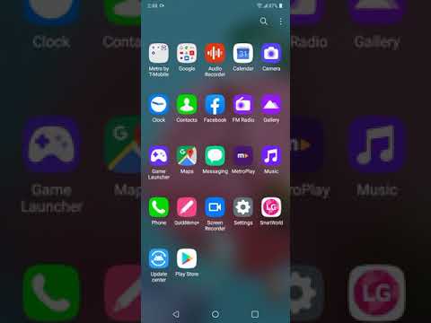 LG K51 App Drawer / All apps icon - How to get back