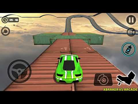 Impossible Car Tracks 3D: Green Car Driving Simulator Levels 8 to 11 Completed - Android Gameplay