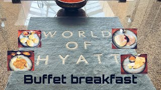 Buffet breakfast at Kolkata Hyatt Regency hotel #navilaathena #hyattregency #kol