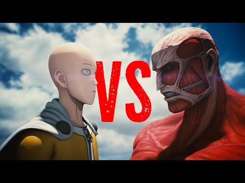 Colossal Titan vs One Punch Man: Who Wins?