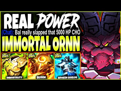 This is the REAL POWER of IMMORTAL Season 12 ORNN Build Guide 🔥 LoL Top Ornn s12 2022 Gameplay