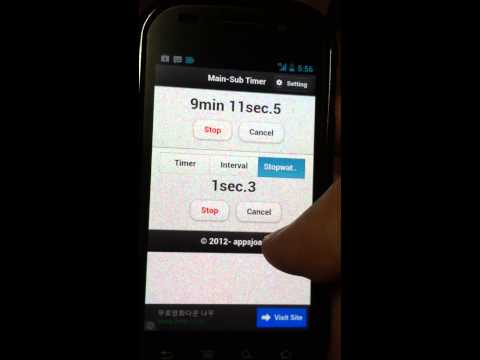 Main-Sub Timer Video