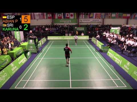 MS - Pablo Abian V Niluka Karunaratne - Carlton Irish Open 2013