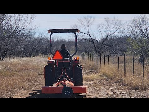 Attaching the Shredder to Kubota Tractor