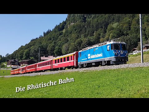 Die Rhätische Bahn, Bahnverkehr am AlbulaPass, BerninaPass, Klosters & Igis