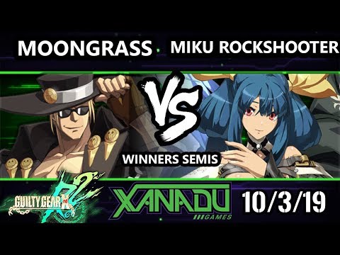 F@X 322 GGXRD2 - Moongrass (Johnny) Vs. Miku RockShooter (Dizzy) Guilty Gear XRD Rev 2 Winners Semis