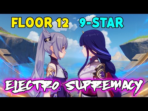 2.1 Spiral Abyss Floor 12 Electro Team ~ 9 Star Full Run [Genshin Impact]