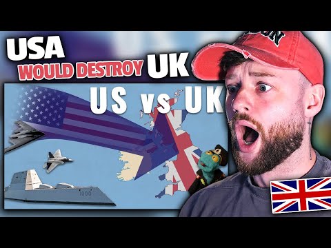 BRITISH GUY Reacts to "Could the USA Conquer the UK if they wanted to?"