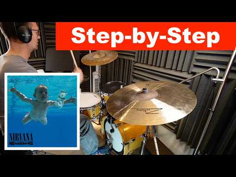 COME AS YOU ARE by Niravana - step by step drum lesson