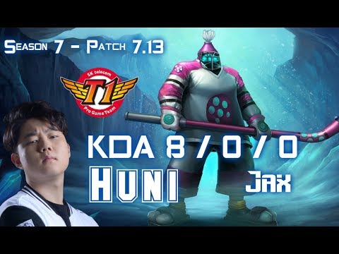 SKT T1 Huni JAX vs CAMILLE Top - Patch 7.13 KR Ranked