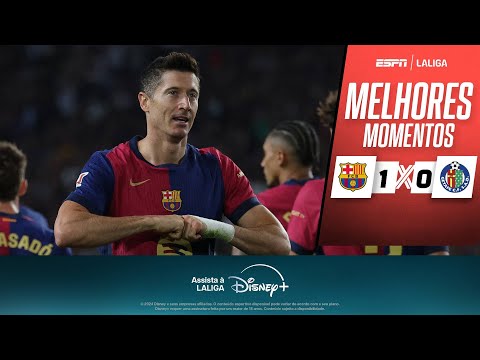 Gols e lances de Barcelona x Getafe