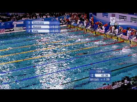 EuroIndoor10, Staffetta U 4x50 sl.mpg