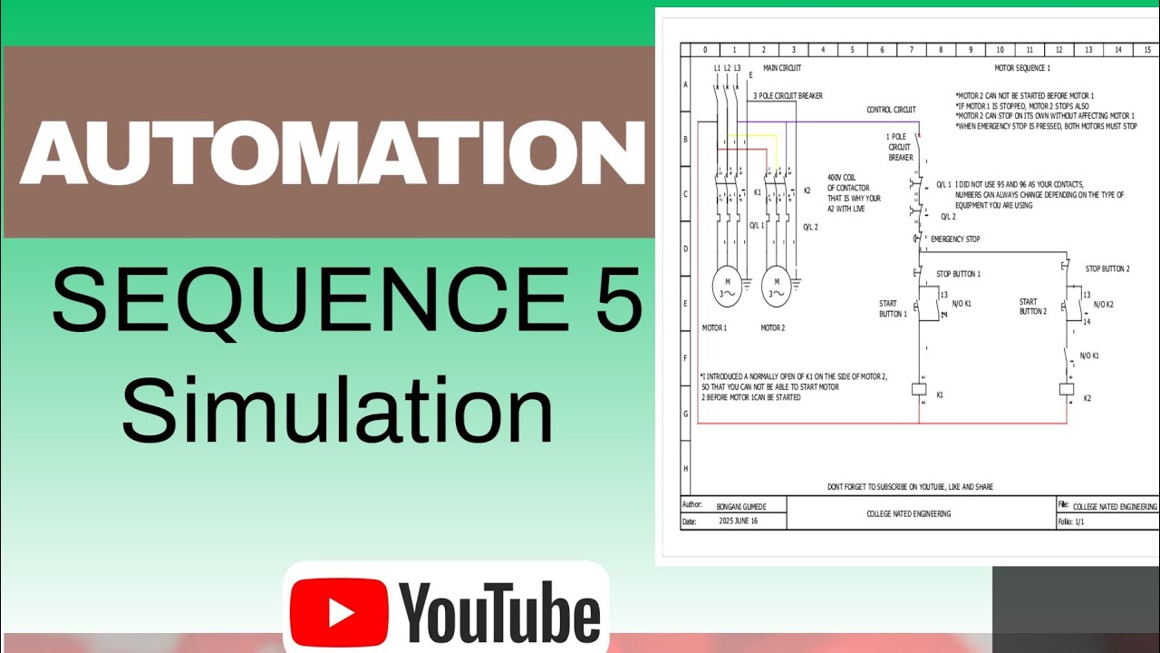 MOTOR SEQUENCE 5 | AUTOMATION ENGINEERING 