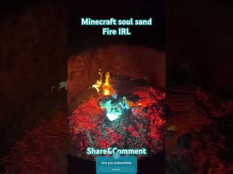 Real life soul sand fire - EPIC MINECRAFT!