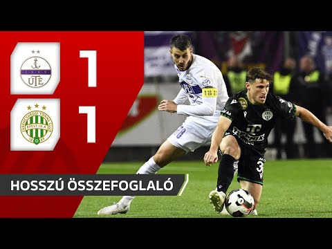 Fizz Liga: Újpest FC–Ferencvárosi TC 1–1 | hosszú összefoglaló