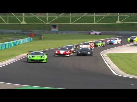 International GT Open 2018 ROUND 4 - Hungaroring Race 1 CRASH