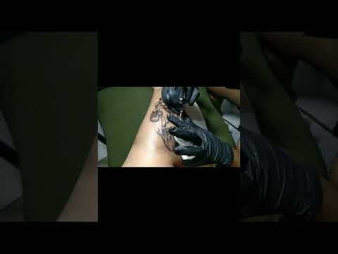 Mother and Daughter tattoo Design