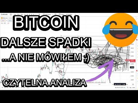 Kryptowaluty Bitcoin - dalsze spadki - a nie mówiłem ;) Wolumen - omówienie. Przed nami krach? Szok.