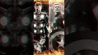 Thor vs Caption America 😯🤔💪🏻 #shorts