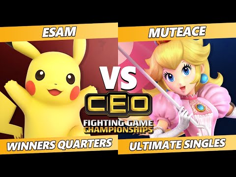 CEO 2021 Winners Quarters - MuteAce (Peach) Vs. ESAM (Pikachu) SSBU Ultimate Tournament