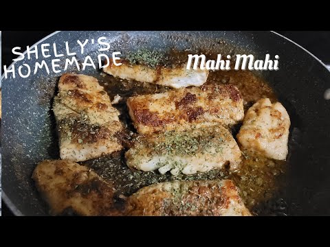 Mahi Mahi With Garlic Butter Caper Sauce