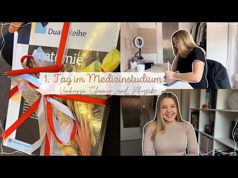 Meine ersten Tagen im Medizinstudium VLOG// Vorkurse und Physik-Struggle