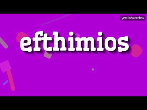 EFTHIMIOS - HOW TO PRONOUNCE IT!?