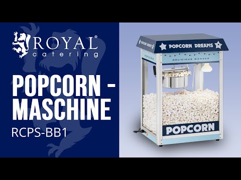 Video - Popcornmaschine - blau