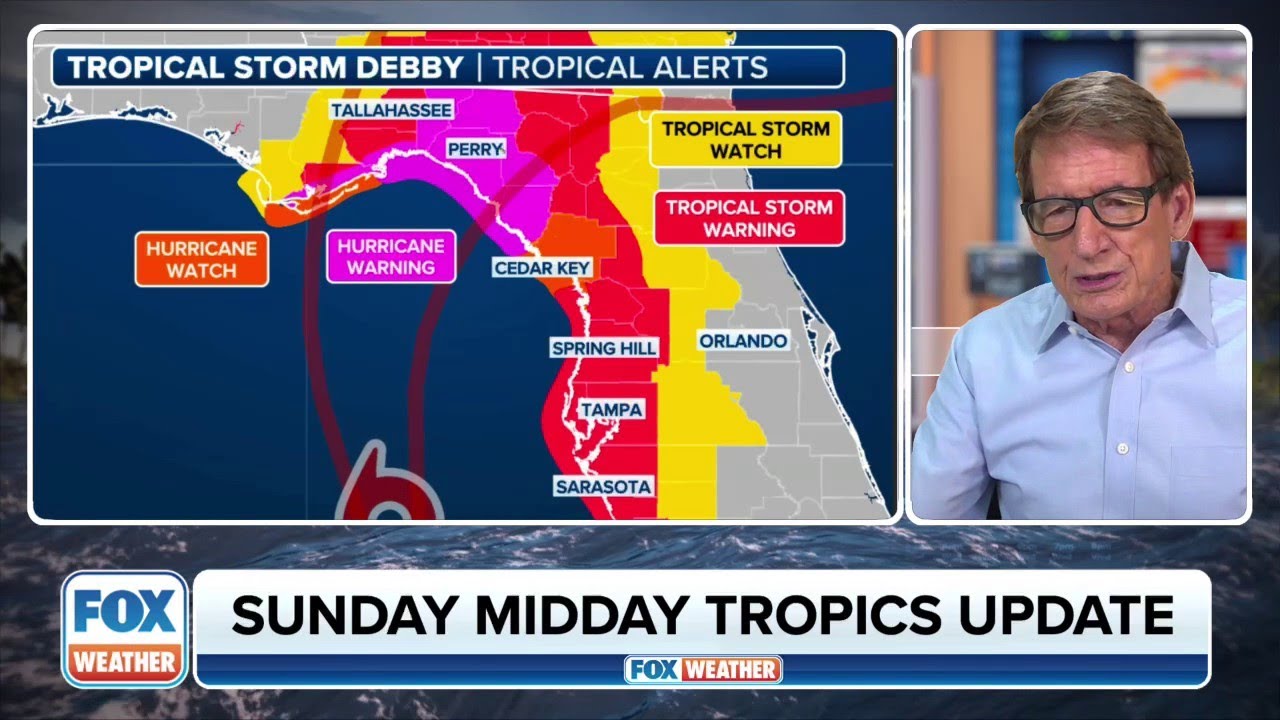 Bryan Norcross Analyzes Latest On Tropical Storm Debby