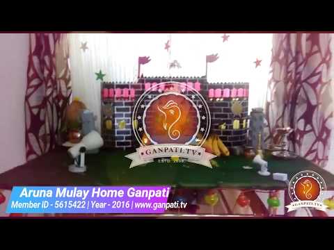 Aruna Mulay Home Ganpati Decoration Video