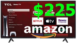 TCL 4K Smart LED TV, 43" Best Cheap Tv for PS5 #1 Rated TV on Amazon $200