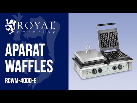 video - Aparat Waffles - 2 x 2.000 wați - dreptunghiular