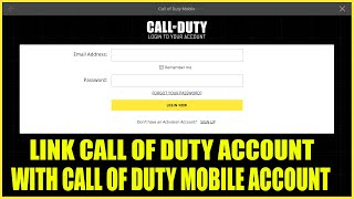 HOW TO LINK CALL OF DUTY ACCOUNT WITH CALL OF DUTY MOBILE ACCOUNT