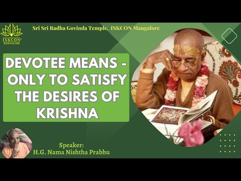 Srimad Bhagavatam 3.28.35 | Devotee's Only desire | 08:00 AM English | Nama Nishta Das