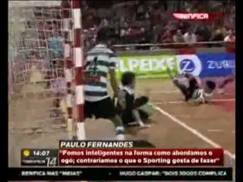 Benfica 3-1 Sporting Futsal - Resumo + Declaraçõ...