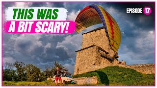 Paragliding From A Castle In Serbia