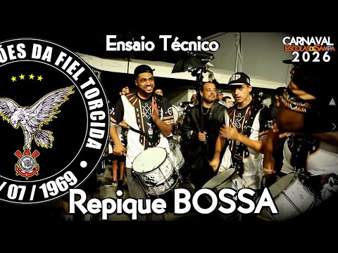REPIQUE BOSSA Gaviões da Fiel 2026 Bateria RITIMÃO/Mestre Ciro #BotaOFone #PioneiroNoVídeoDosBreques