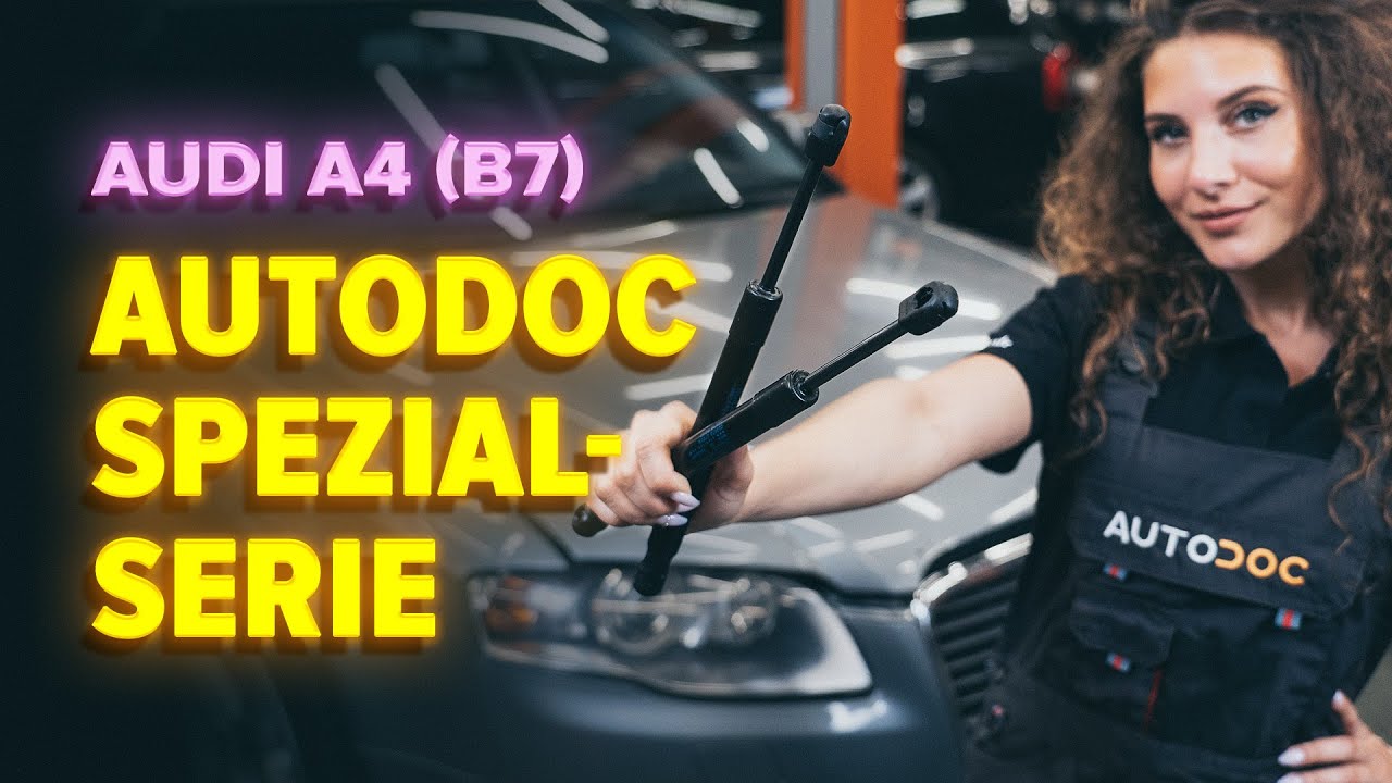Wie Audi A4 B7 Heckklappendämpfer wechseln - Schritt für Schritt Anleitung