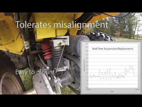 Retrofit sensors for suspensions displacement measurement