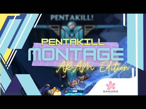 15 Best Unbelievable Pentakills in 7 Minutes! ARAM Rampage moments