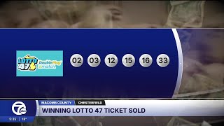 $32 million-winning Lotto 47 ticket sold at tobacco shop in Chesterfield