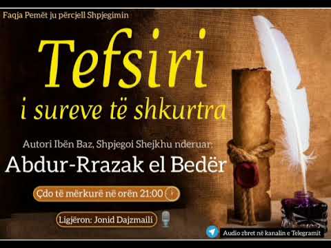 Tefsiri i Sureve të Shkurtra- Fillimi i sures el-Adijat
