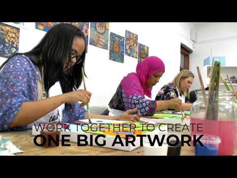 Canvas Club | Team Building | Collaborative Art