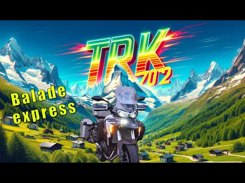 Benelli TRK 702. Moto hiver, les Aravis-La clusaz