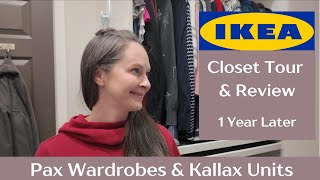 Ikea Pax Kallax Wardrobe: 1 Year Review | Closet Organizatio